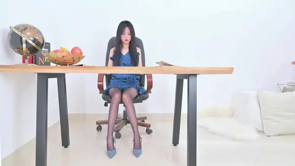 [SSA丝社] 短片 NO.317 橙子 办公室穿搭 - SSA丝社